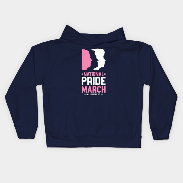 National Pride March Washington | LGBT | Political Trending Kids Hoodie by AbigailAdams